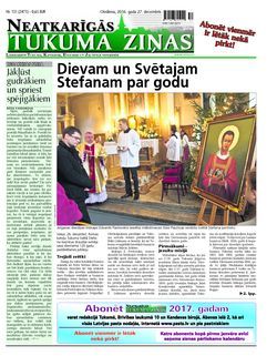 Neatkarīgās Tukuma Ziņas 2016.12.27