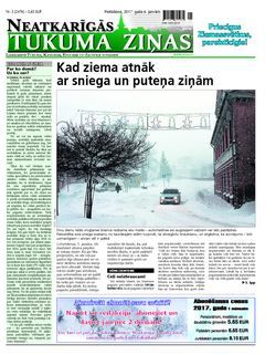 Neatkarīgās Tukuma Ziņas 2017.01.06