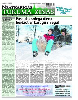 Neatkarīgās Tukuma Ziņas 2017.01.13