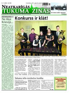 Neatkarīgās Tukuma Ziņas 2017.01.26
