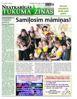Neatkarīgās Tukuma Ziņas 2017.05.12