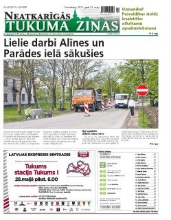 Neatkarīgās Tukuma Ziņas 2017.05.25