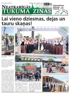 Neatkarīgās Tukuma Ziņas 2017.05.30