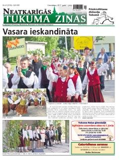 Neatkarīgās Tukuma Ziņas 2017.06.01