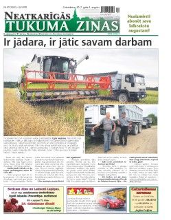 Neatkarīgās Tukuma Ziņas 2017.08.03