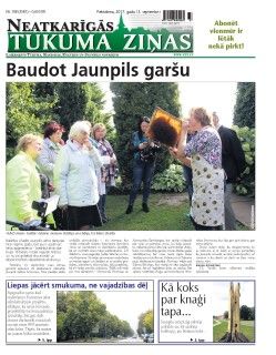 Neatkarīgās Tukuma Ziņas 2017.09.15