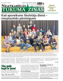Neatkarīgās Tukuma Ziņas 2017.09.29