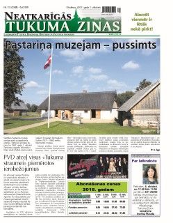 Neatkarīgās Tukuma Ziņas 2017.10.03