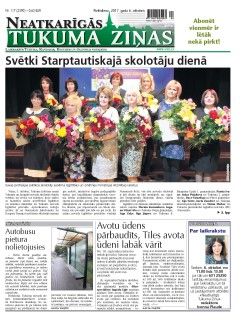 Neatkarīgās Tukuma Ziņas 2017.10.06