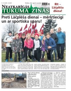 Neatkarīgās Tukuma Ziņas 2017.11.10