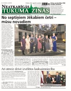 Neatkarīgās Tukuma Ziņas 2017.11.28