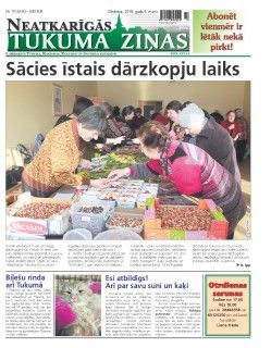 Neatkarīgās Tukuma Ziņas 2018.03.06