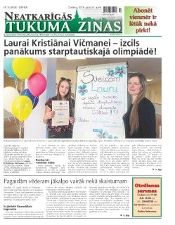 Neatkarīgās Tukuma Ziņas 2018.04.24
