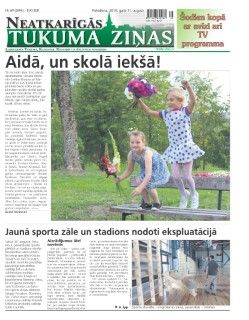 Neatkarīgās Tukuma Ziņas 2018.08.31