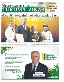 Neatkarīgās Tukuma Ziņas 2018.10.02