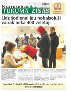 Neatkarīgās Tukuma Ziņas 2018.10.05