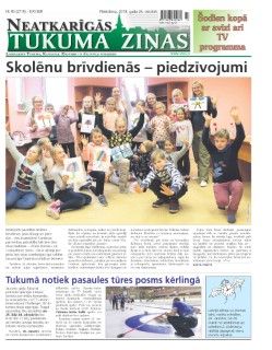 Neatkarīgās Tukuma Ziņas 2018.10.26