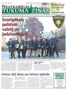 Neatkarīgās Tukuma Ziņas 2018.12.07