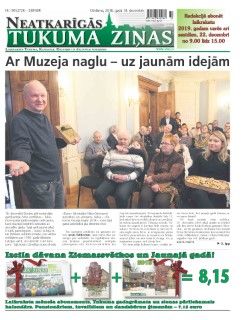 Neatkarīgās Tukuma Ziņas 2018.12.18