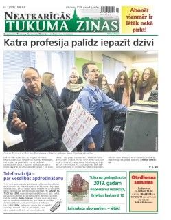 Neatkarīgās Tukuma Ziņas 2019.01.08