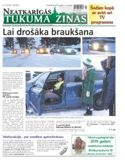 Neatkarīgās Tukuma Ziņas 2019.01.11