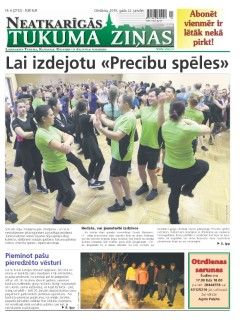 Neatkarīgās Tukuma Ziņas 2019.01.22