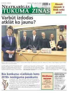 Neatkarīgās Tukuma Ziņas 2019.01.29