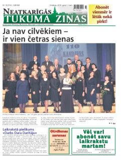 Neatkarīgās Tukuma Ziņas 2019.03.05