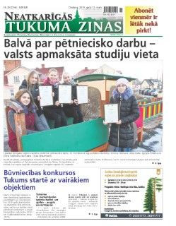 Neatkarīgās Tukuma Ziņas 2019.03.12