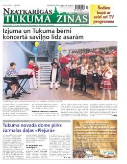 Neatkarīgās Tukuma Ziņas 2019.08.16