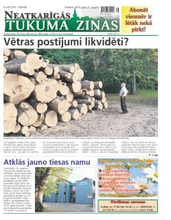 Neatkarīgās Tukuma Ziņas 2019.08.27