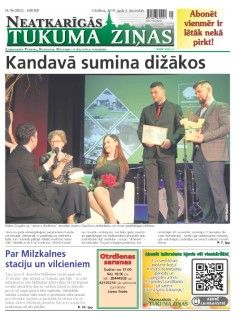 Neatkarīgās Tukuma Ziņas 2019.12.03