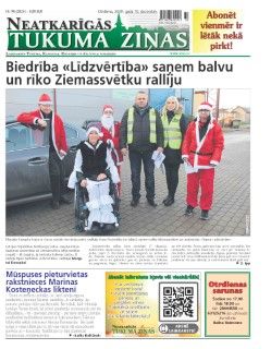 Neatkarīgās Tukuma Ziņas 2019.12.10