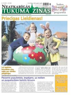 Neatkarīgās Tukuma Ziņas 2020.04.09