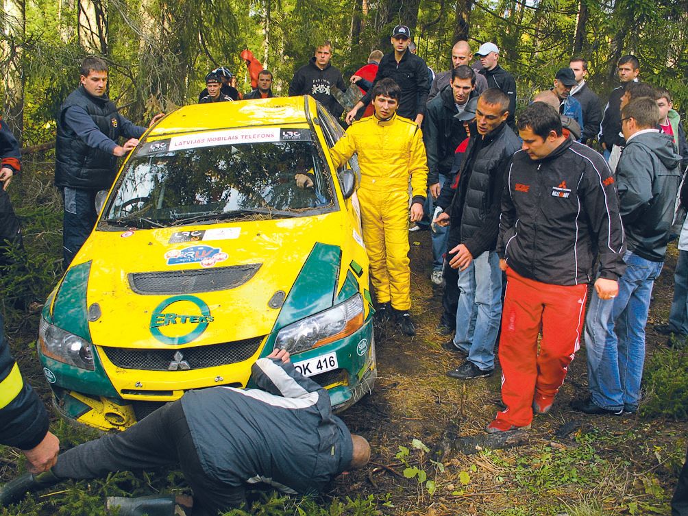 Ral­lijs mū­su ra­jo­nā bei­dzas ne­veik­smī­gi