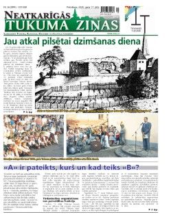 Neatkarīgās Tukuma Ziņas 2020.07.17