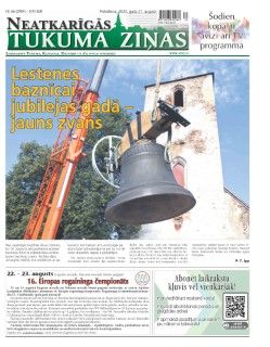 Neatkarīgās Tukuma Ziņas 2020.08.21