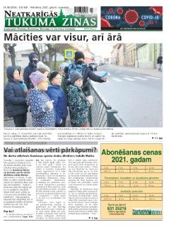 Neatkarīgās Tukuma Ziņas 2020.11.06