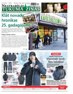 Neatkarīgās Tukuma Ziņas 2020.12.04