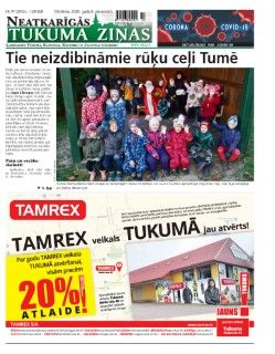 Neatkarīgās Tukuma Ziņas 2020.12.08