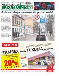 Neatkarīgās Tukuma Ziņas 2020.12.15