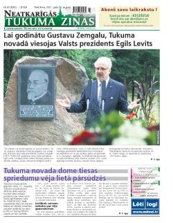 Neatkarīgās Tukuma Ziņas 2021.08.20