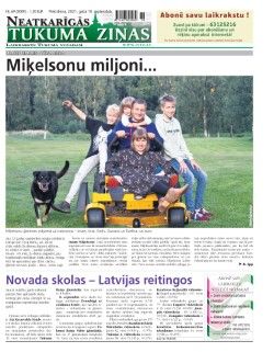 Neatkarīgās Tukuma Ziņas 2021.09.10