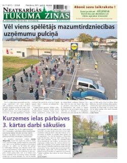 Neatkarīgās Tukuma Ziņas 2021.10.08