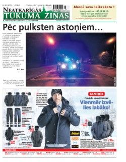 Neatkarīgās Tukuma Ziņas 2021.10.26