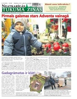 Neatkarīgās Tukuma Ziņas 2021.11.26