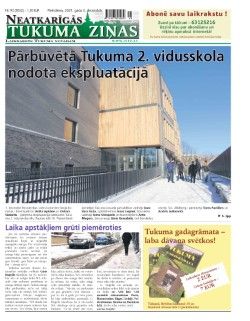 Neatkarīgās Tukuma Ziņas 2021.12.03