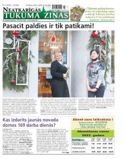 Neatkarīgās Tukuma Ziņas 2022.01.11