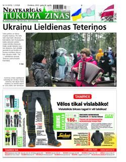 Neatkarīgās Tukuma Ziņas 2022.04.26