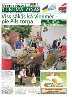 Neatkarīgās Tukuma Ziņas 2022.07.26
